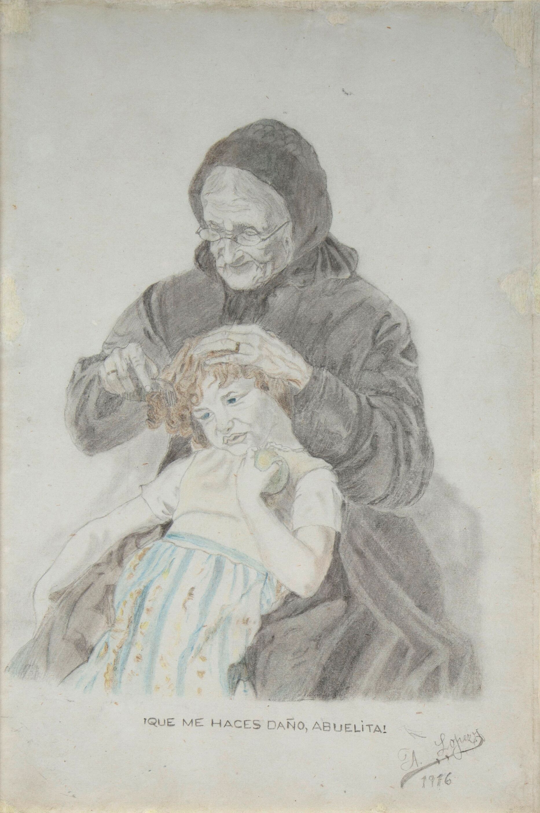 Grand-mère et petite fille