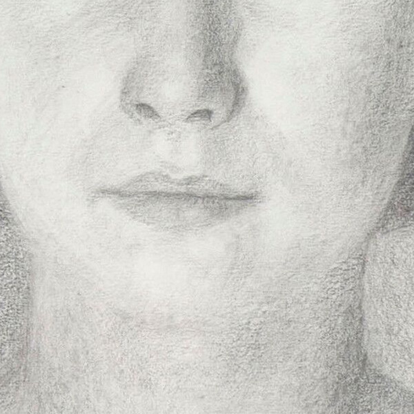 Portrait of a young girl - Detail