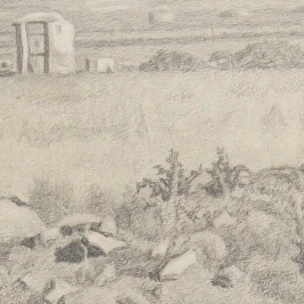 Landscape with rubble - Detail