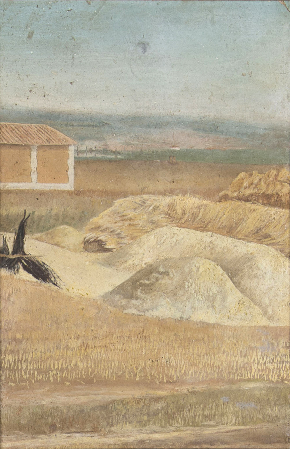 Landscape with harvest