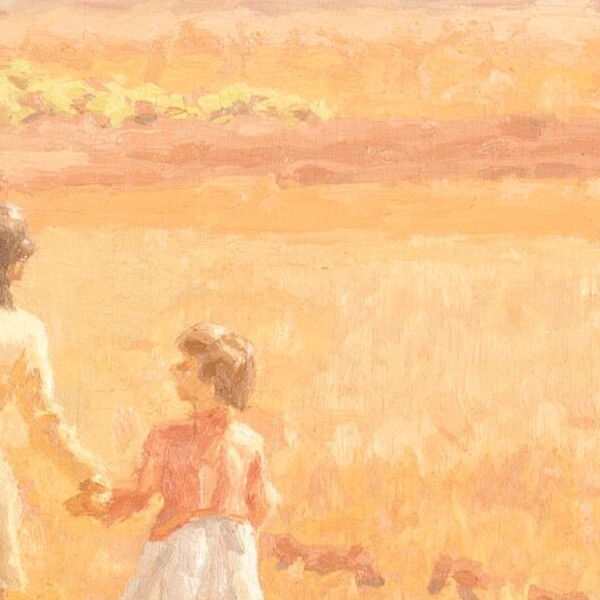 Children in a stubble - Detail